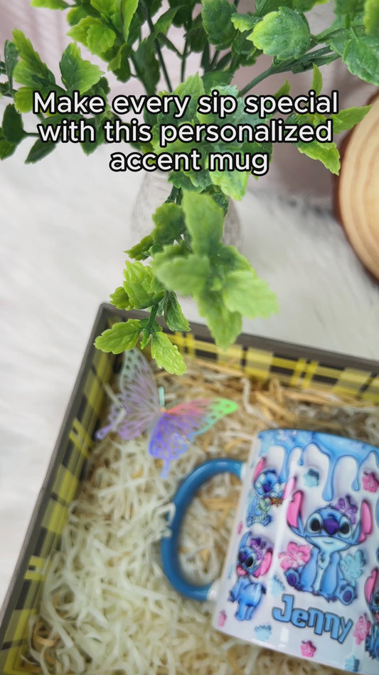 Ohana Means Family - Personalized Ohana Accent Mug