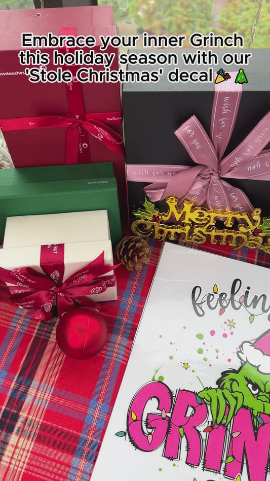 Feeling Extra Grinchy - Stole Christmas Decal Full