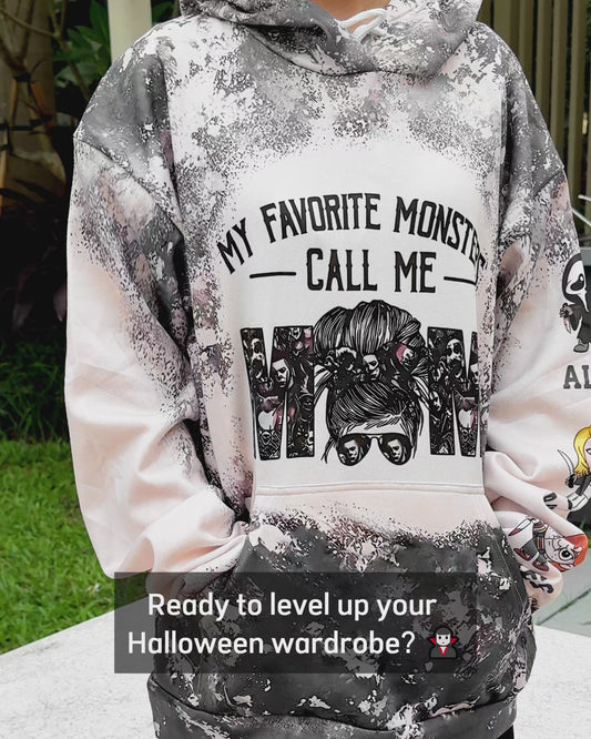 My Favorite Monsters Calls Me Monsters - Personalized Mother All Over Shirt