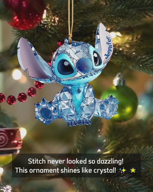 Merry Stitchmas - Personalized Ohana Ornament