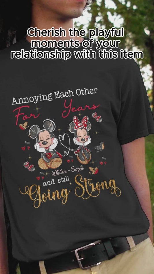 Annoying Each Other - Personalized Mouse T-shirt and Hoodie