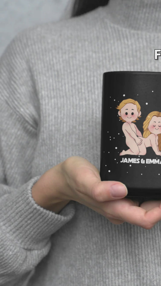 Use The Force Naughty - Personalized The Force Mug