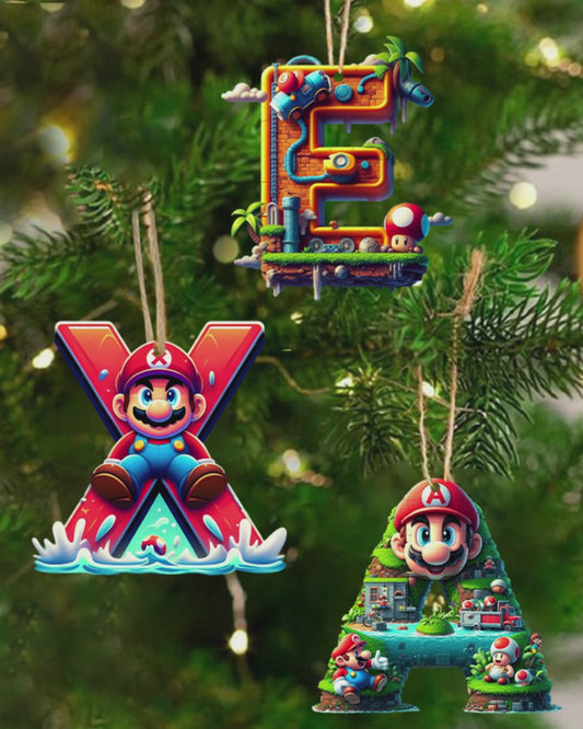 Merry Christmas - Personalized Super Plumber Ornament