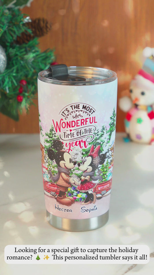 It's The Most Beautiful Time - Personalized Mouse Tumbler