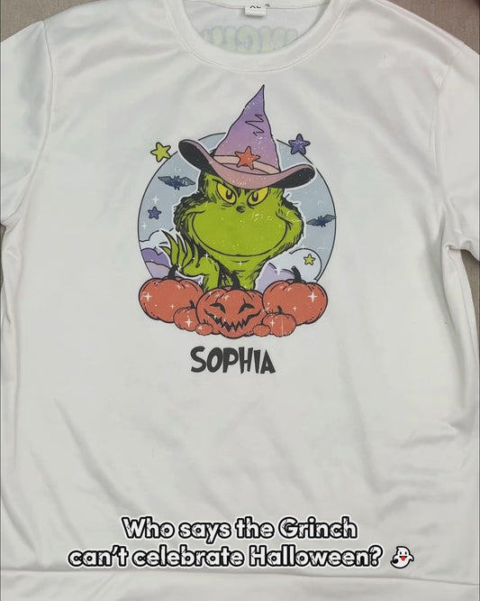 Happy Halloween - Personalized Stole Christmas All Over Shirt