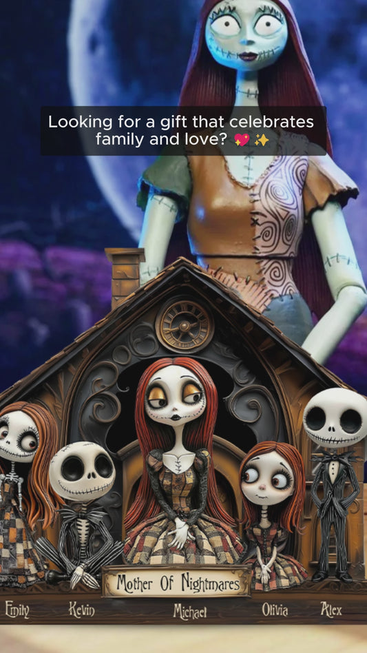 Mother Father Of Nightmares - Personalized Nightmare Custom Shaped Acrylic Plaque