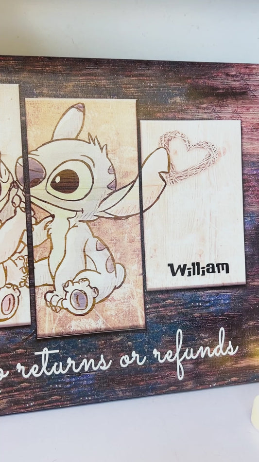 I'm Yours - Personalized Couple Ohana Canvas And Poster