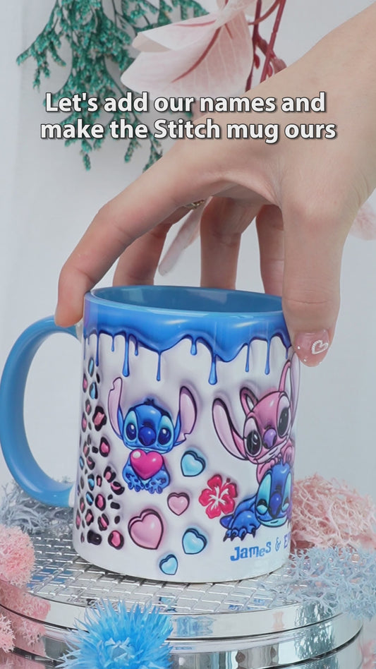 Ohana Love - Personalized Ohana Accent Mug