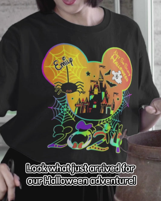 Happy Halloween - Personalized Mouse T-shirt And Hoodie