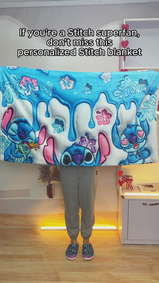Ohana Means Family - Personalized Ohana Blanket