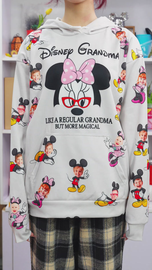 Mouse Ear Grandma - Personalized Mouse All Over Shirt