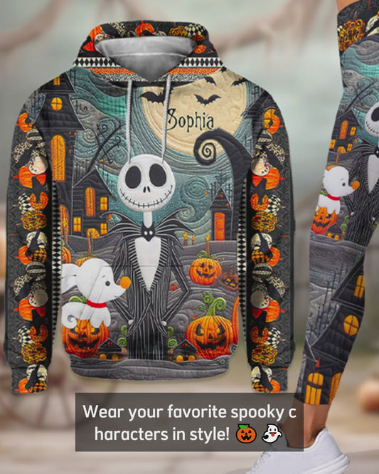 Hello Darkness My Old Friend - Personalized Nightmare Hoodie and Leggings