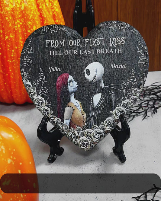 I See Your Scars - Personalized Nightmare Heart Shaped Stone