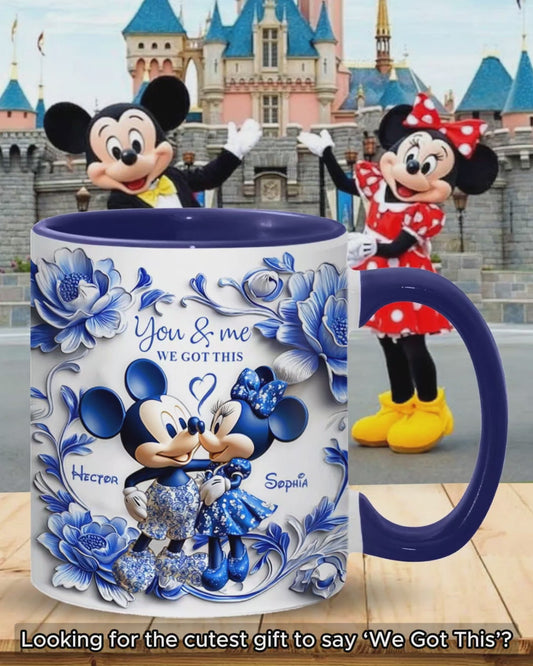 You & Me We Got This - Personalized Mouse Accent Mug