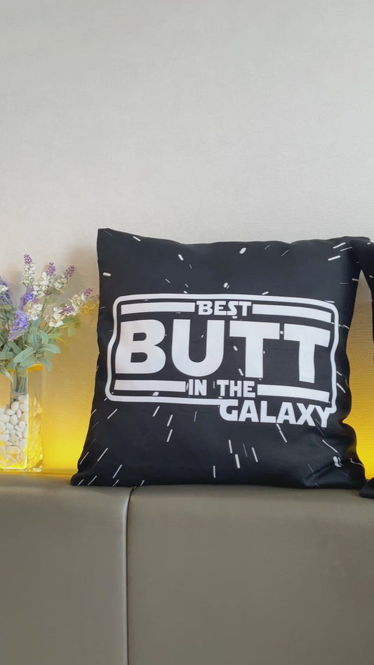 Best Butt In The Galaxy - Personalized The Force Throw Pillow