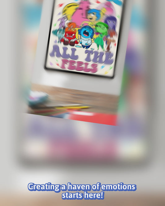 This Is A Safe Space To Feel All The Feels - Personalized Canvas And Poster