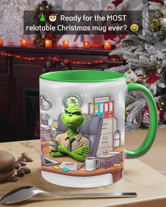 Cluster F*** Fixer - Personalized Stole Christmas Accent Mug