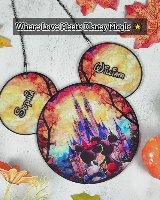 You & Me We Got This - Personalized Mouse Window Hanging Suncatcher Ornament