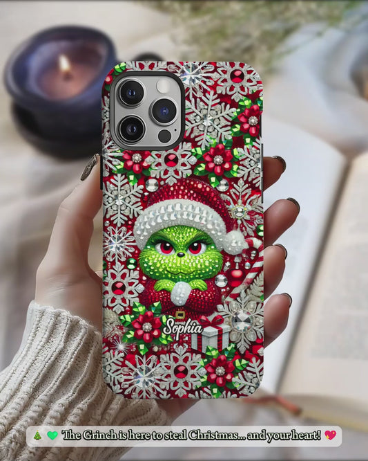 Merry Grinchmas - Personalized Stole Christmas Full Print Phone Case