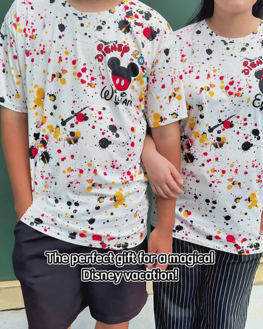 Family Vacation - Personalized Mouse All Over Shirt