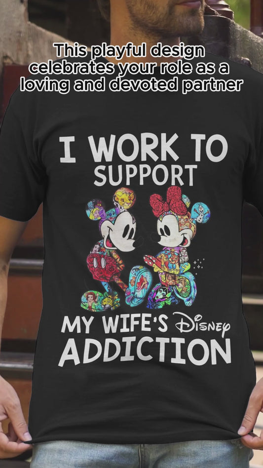 I Work To Support My Wife Mouse T-shirt and Hoodie 0823