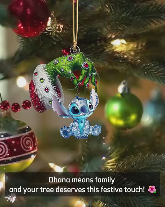 Merry Christmas - Personalized Ohana Ornament