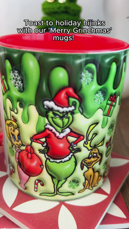 Merry Grinchmas - Stole Christmas Accent Mug