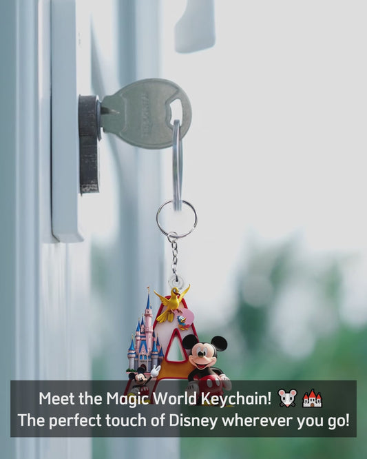 Magic World - Personalized Mouse Keychain