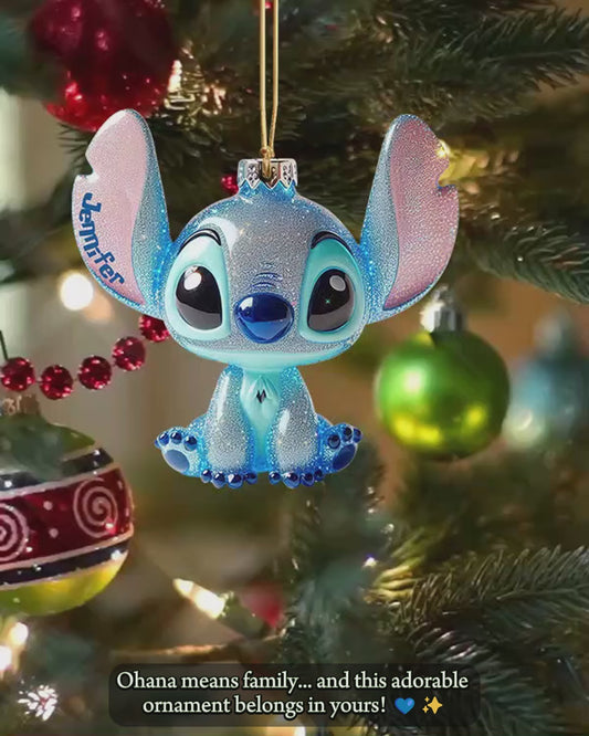 Ohana Means Family - Personalized Ohana Ornament