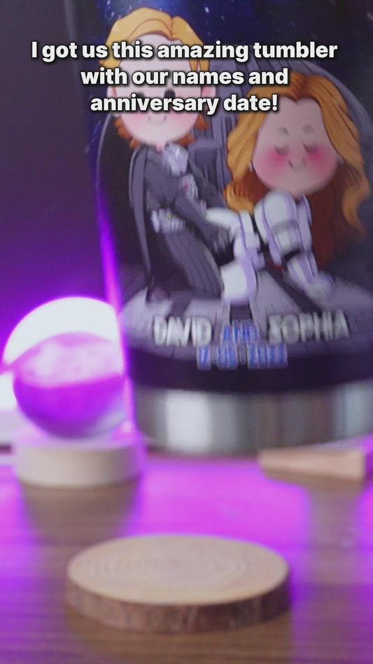 May The Force Always Be With You - Personalized The Force Tumbler