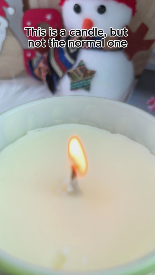 Christmas Tree Scented - Stole Christmas Candle With Wooden Lid