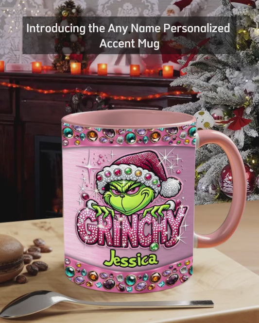 Any Name - Personalized Stole Christmas Accent Mug