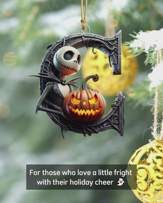 Nightmare Alphabet - Personalized Nightmare Transparent Ornament