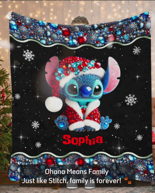 Ohana Means Family - Personalized Ohana Blanket