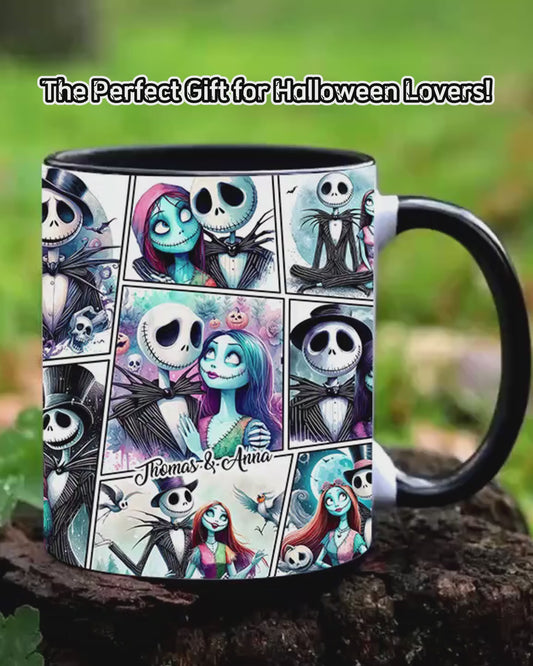 We're Simply Meant To Be - Personalized Nightmare Accent Mug