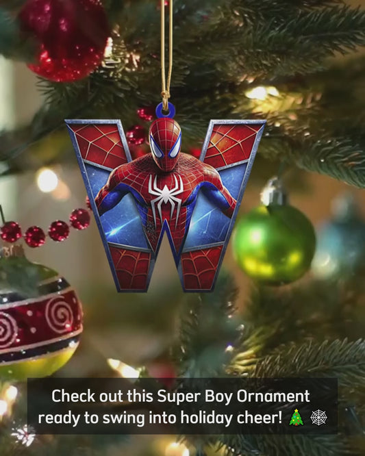 Super Boy - Personalized Kid Ornament