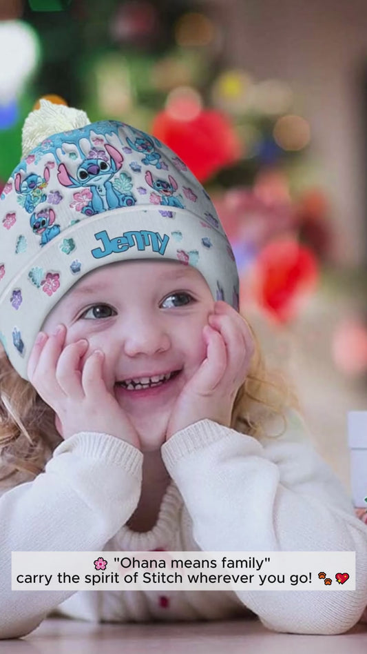 Ohana Means Family - Personalized Ohana Beanie Hat