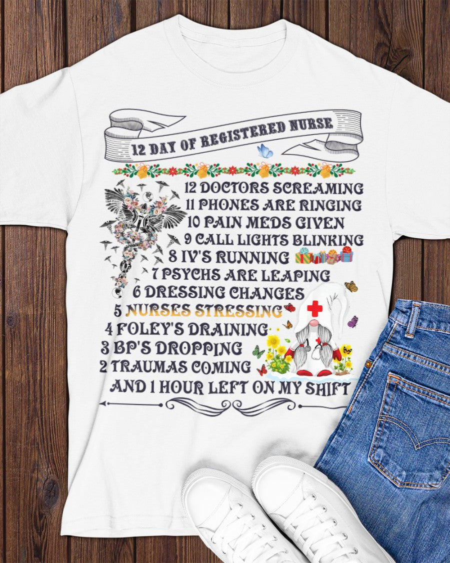 12 Days Of Nurse Nurse T-shirt & Hoodie 0512