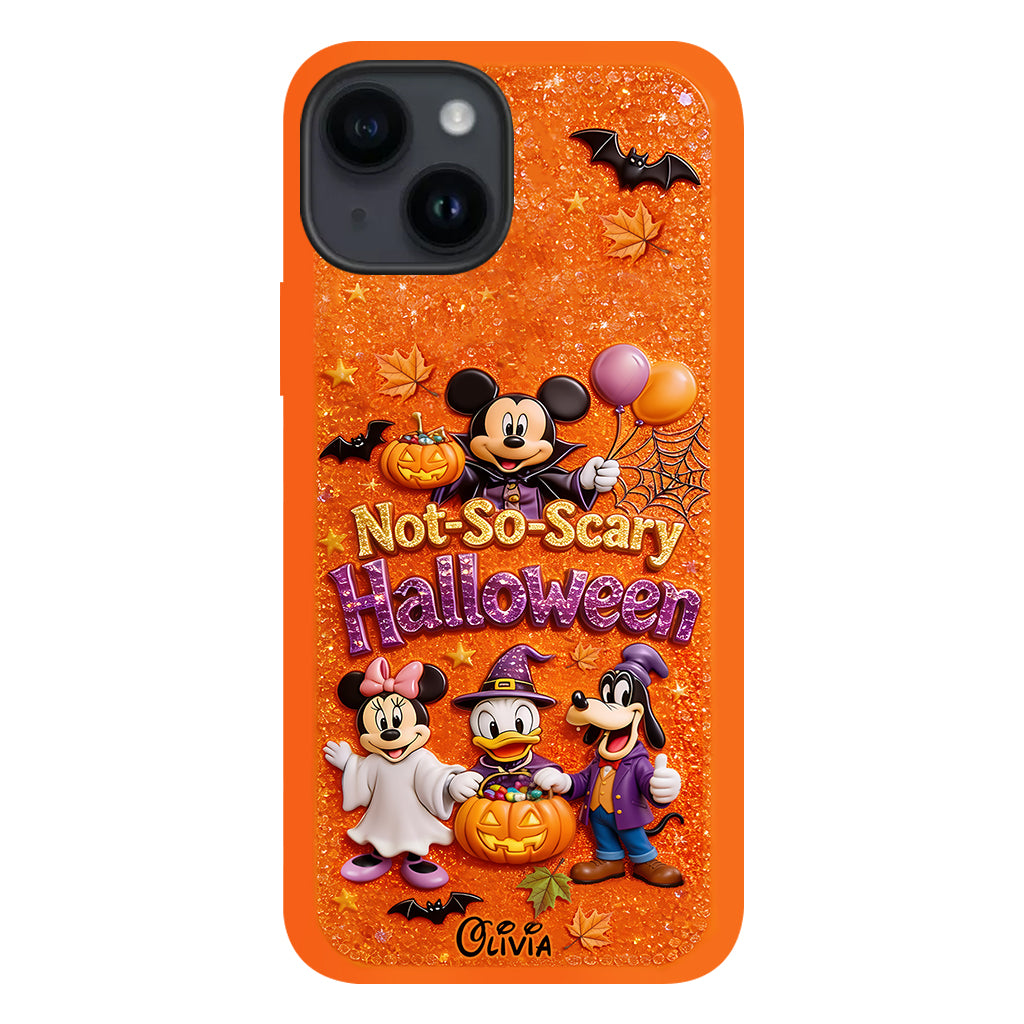 Not-so-scary Halloween - Personalized Mouse Full Print Phone Case