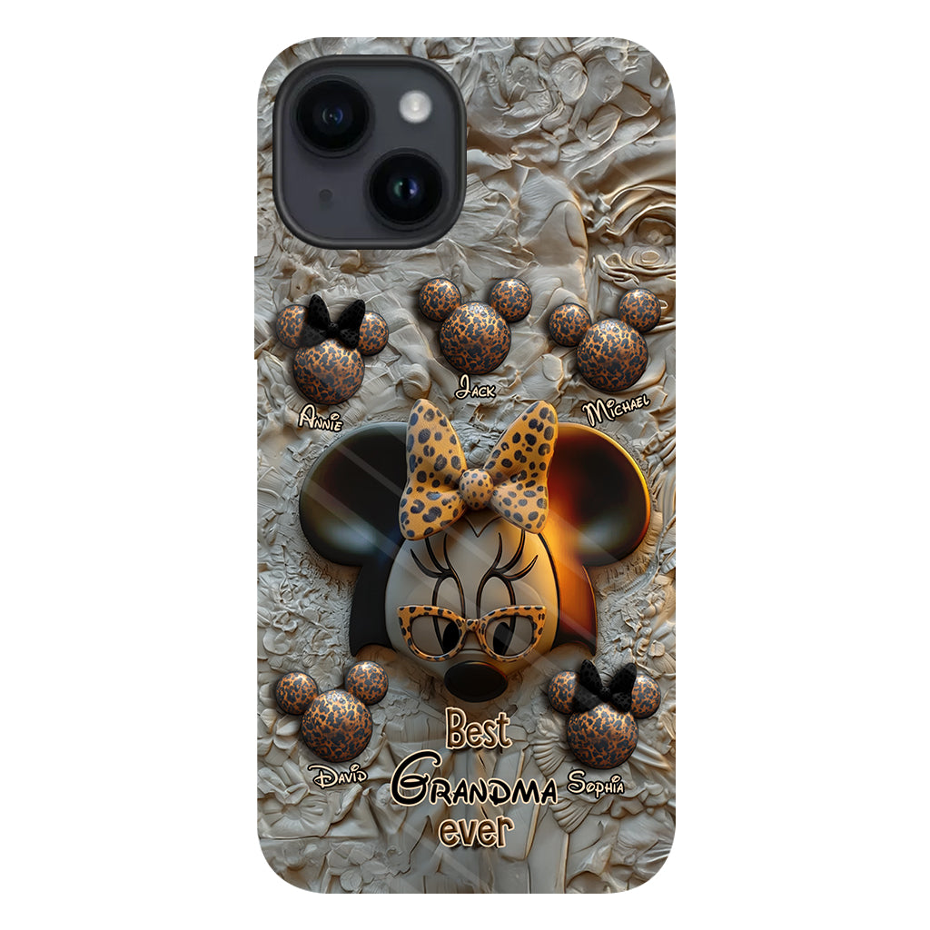 Best Grandma / Mom Ever - Personalized Mouse Full Print Phone Case