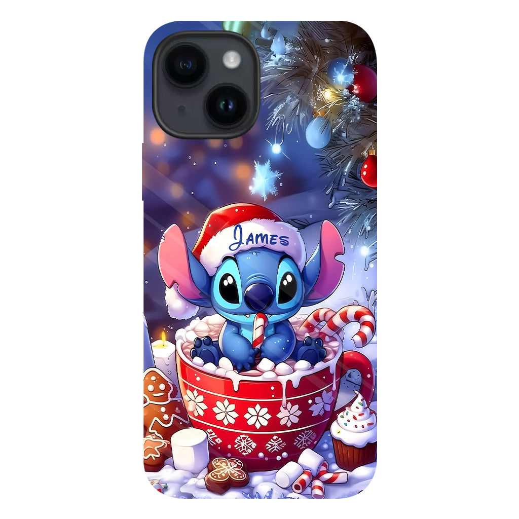 Blue Christmas - Personalized Ohana Full Print Phone Case