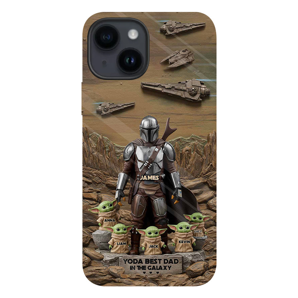The Best Dad, Grandpa, Uncle,.. - Personalized The Force Full Print Phone Case