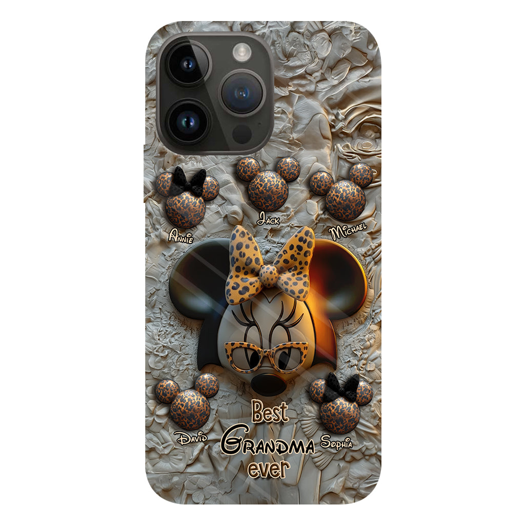 Best Grandma / Mom Ever - Personalized Mouse Full Print Phone Case