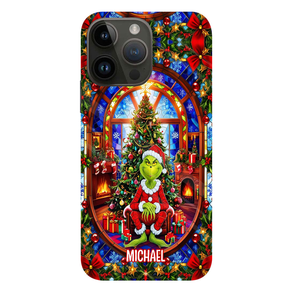 Green Christmas - Personalized Stole Christmas Full Print Phone Case