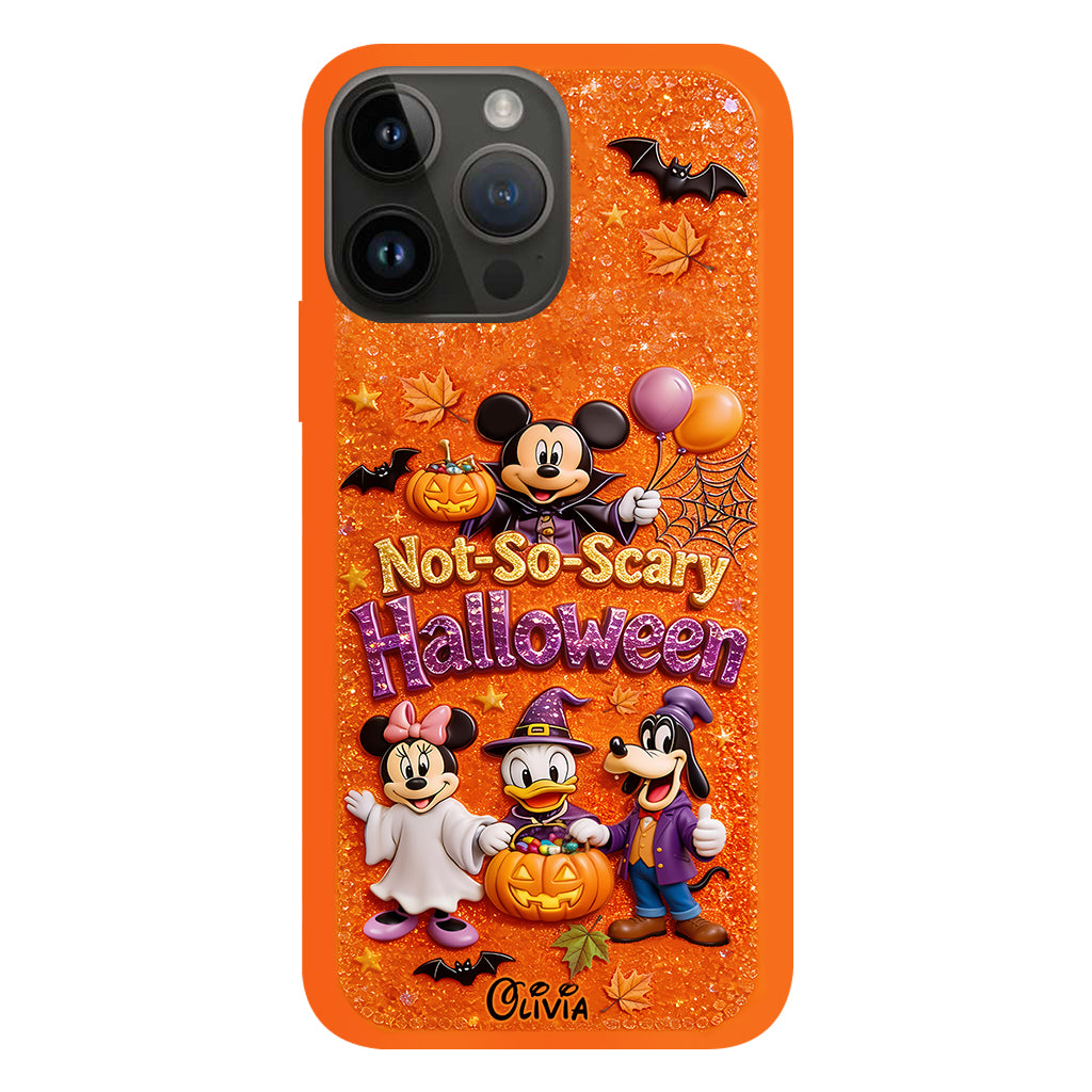 Not-so-scary Halloween - Personalized Mouse Full Print Phone Case