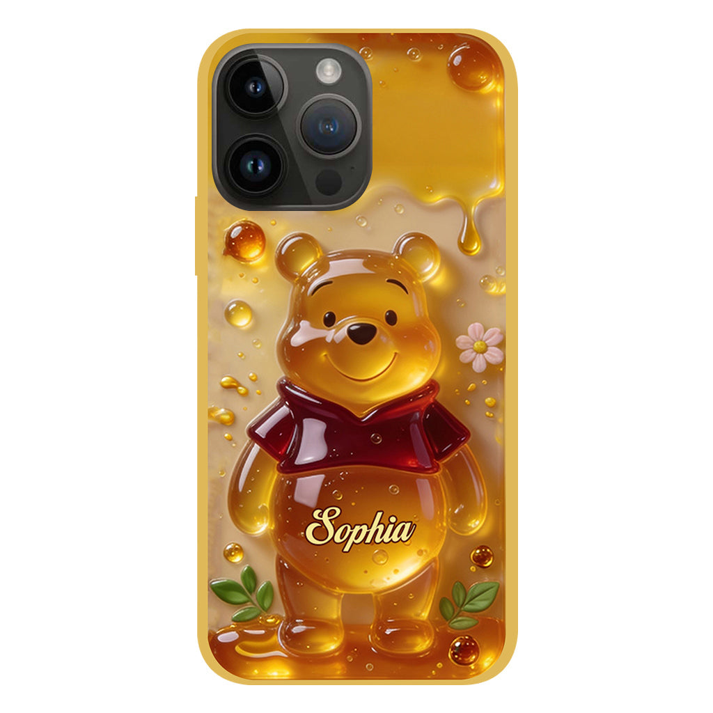 Cute Jelly Bear - Personalized Yellow Bear Full Print Phone Case