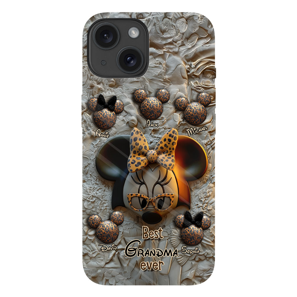 Best Grandma / Mom Ever - Personalized Mouse Full Print Phone Case