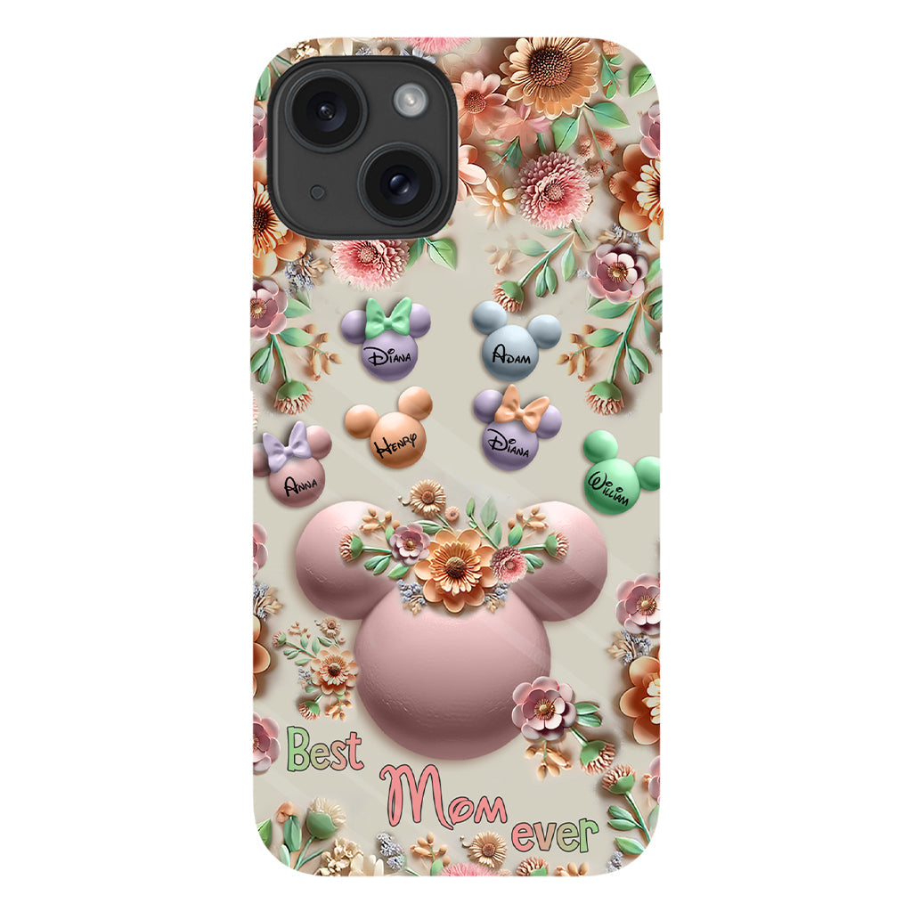 Best Mom / Grandma Ever - Personalized Mouse Full Print Phone Case