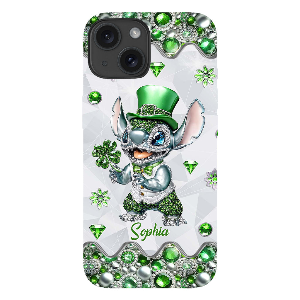 Lucky Shamrock - Personalized Ohana Full Print Phone Case