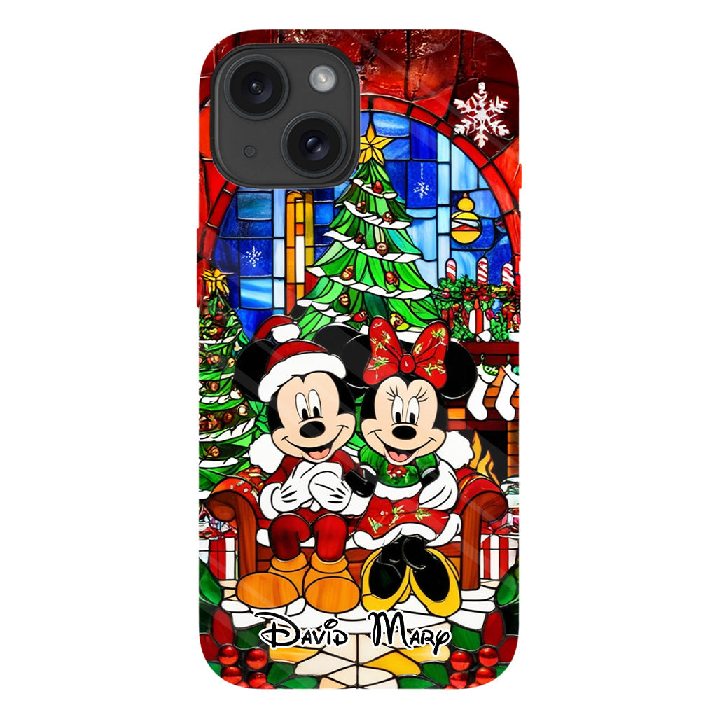 Very Merry Christmas - Personalized Mouse Full Print Phone Case